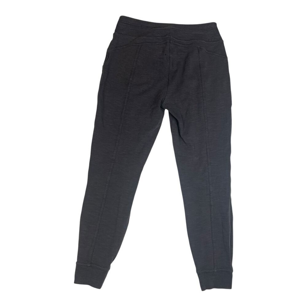 Prana women's size small gray jogger pants relaxed tie waist sweats - Picture 3 of 10